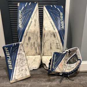 36"  Bauer Regular Goalie Full Set