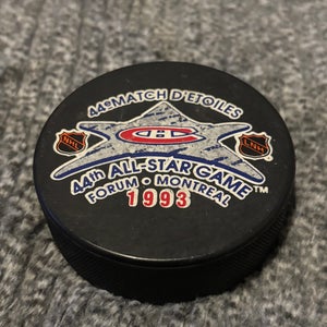 1993 44th Annual NHL All Star Game Hockey Puck