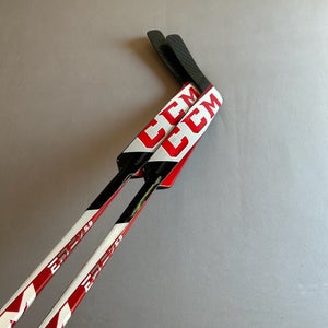 *2 Pack* of New Senior CCM Eflex 5.9 26" Paddle Regular Goalie Sticks Red/Black/White