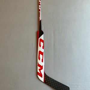 New Intermediate CCM Eflex 5.9 24" Paddle Regular Goalie Stick Red/Black/White