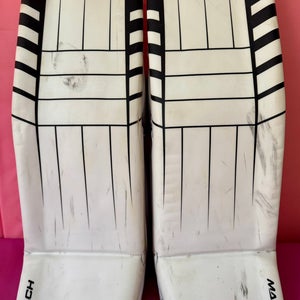 35+"  2022 Bauer Supreme Mach Goalie Leg Pads Pro Stock LA Kings