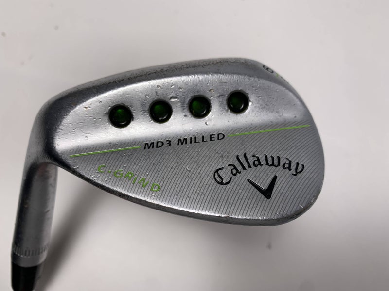 Callaway MD3 Milled Chrome C-Grind Wedge 60* 8 Bounce Wedge Steel Mens LH