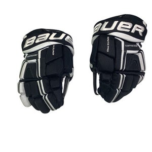Used Bauer SUPREME IGNITE PRO Junior Gloves Black 10" 11347-S000250638
