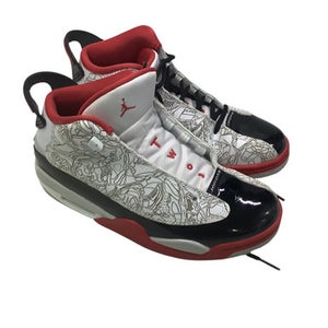 Used Jordan DUB ZERO GS Basketball Shoes M Black And White Junior 05.5 11347-S000250588