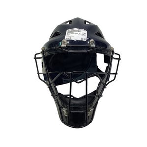 Used Champro AIR-TECH Catchers Helmet w/Mask Navy Blue One Size 11347-S000250672