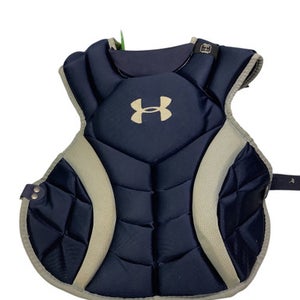 Used Under Armour NAVY CHEST PROTECTOR Catchers Chest Protector Navy Blue Adult 11347-S000250666