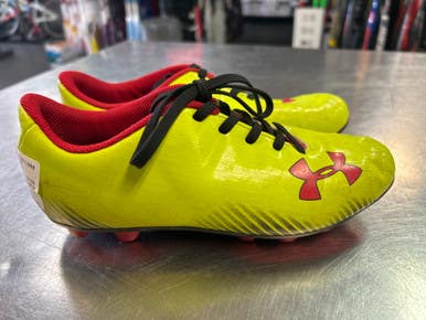 Used Under Armour Soccer Cleats Yellow Junior 04 11868-S000063808