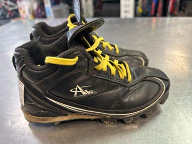 Used AIR SPORTS WORLD CLEAT BB/SB Cleats Black Youth 13.0 11868-S000063789