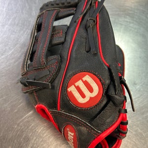 Used Wilson A54881815 BB/SB Glove RH Throw Black 11" 11868-S000063773