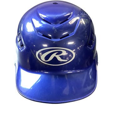 Used Rawlings BATTING HELMET Batting Helmet No Mask Royal Blue MD 11479-S000397753