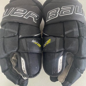 Used Bauer Supreme UltraSonic 14" gloves