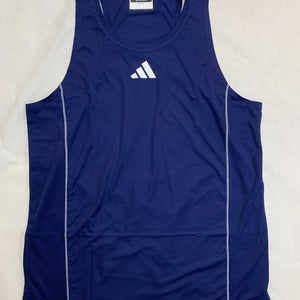 Adidas Utility Singlet Men's Medium Navy Blue Running Sleeveless Shirt JF1542