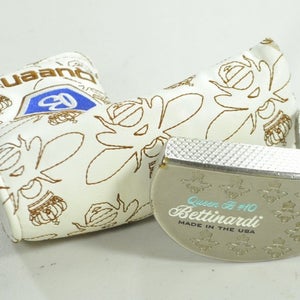 Bettinardi 2019 Queen B 10 Champagne Silver 35" Putter Right Steel # 198593