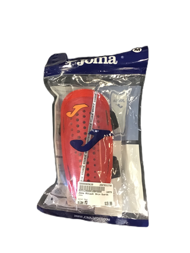 Used Joma Soccer Shin Guards Junior Red MD 11730-S000065639