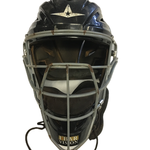 Used All-Star MVP2410 Catchers Helmet w/Mask Black One Size 11730-S000065386