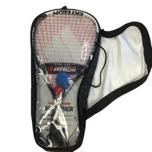 Used Ektelon POWERFAN REVENGE Adult Racquetball Racquet Black And White Unknown 11730-S000065422
