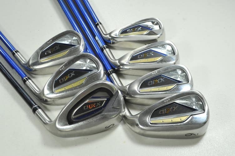 XXIO Thirteen 13 6-PW,AW,SW Iron Set Regular Flex Right DST 47g Graphite #198725