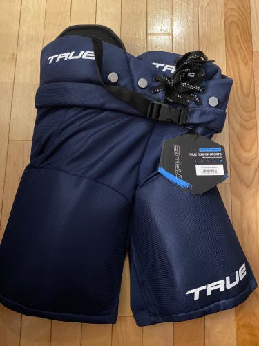 New True Catalyst 5x4 Hockey Pants Junior Large Navy