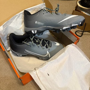 Gray Women's Size M 7.0 (W 8.0) Nike Low Top Hyperdiamond 4 Keystone Molded Cleats (New)