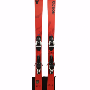 Faction Agent 1 Used 2024 Skis (162cm) with Atomic/Salomon Strive 11 Bindings