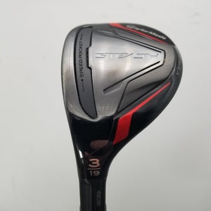 LEFTY 2022 TAYLORMADE STEALTH 3 HYBRID 19* STIFF FUJIKURA VENTUS VERYGOOD