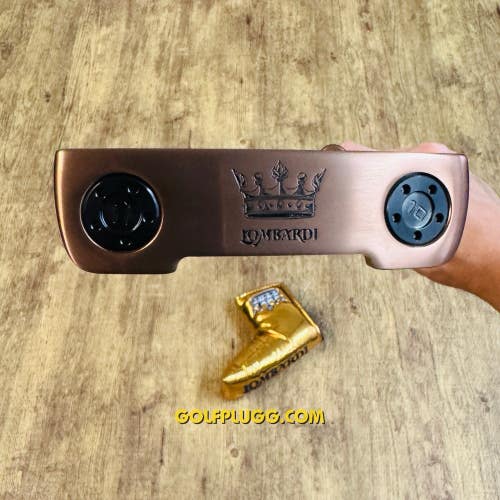 Lombardi Taormina Gold Putter w/ Headcover, 37 (2136)