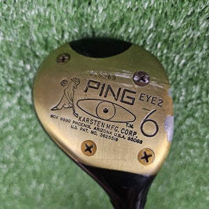 Ping Eye 2 Rare 6 Wood 6W Karsten Stiff Steel Shaft Right Handed RH VGC 41"