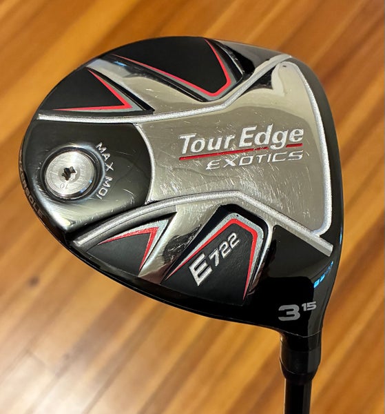 Men's Tour Edge Exotics E722 3 Wood Extra Stiff Flex 3 Wood (Used, please read description)