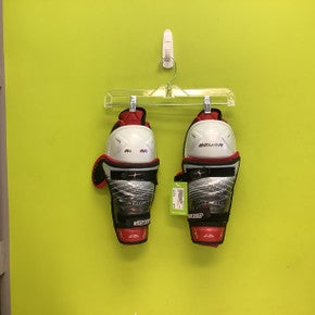 Used Bauer VAPOR X7.0 Junior Shin Guards Black 10" 11686-S000044359