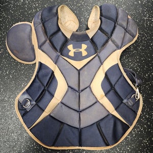 Used Under Armour UACP-AP Catchers Chest Protector Navy Blue Intermed 11849-S000028357