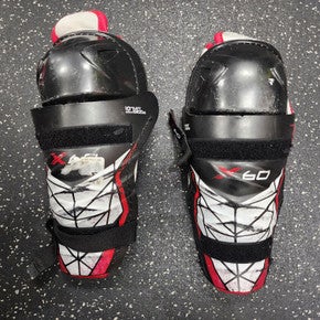 Used Bauer VAPOR X60 Junior Shin Guards Black 10" 11849-S000027533