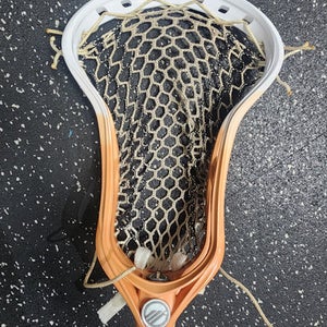 Used Warrior OPTIK 3 Mens Lacrosse Head Orange And White 11849-S000027454