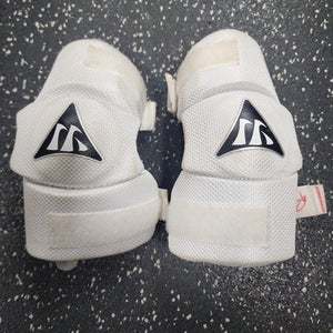 Used Warrior RABIL NEXT Lacrosse Arm Pads/Guards White XS 11849-S000029019