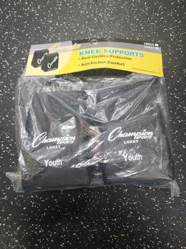 Used Champion Sports KNEE SAVERS BB/SB Catchers Knee Savers Black 11849-S000029076