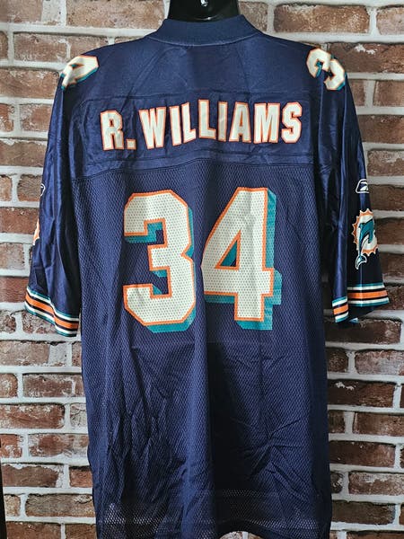 Ricky Williams Miami Dolphins Alternate Blue XL Men's Reebok