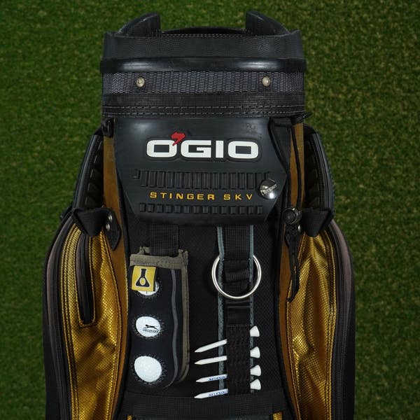 OGIO STINGER SKV CART BAG 10-WAY DIVIDERS GOLF BAG, YELLOW / BLACK