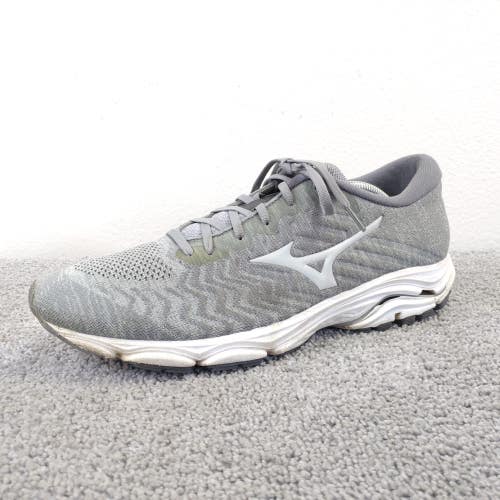 Mizuno Wave Inspire 16 Mens Size 12 Running Shoes Gray Athletic Walking Sneakers