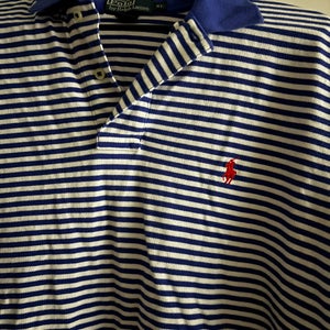 Blue XL Adult Unisex Polo Shirt (New) by RL