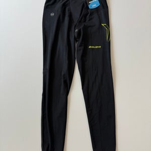 New Black Bauer Compression Tights - Senior Large