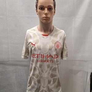 NWT Manchester City Snow Putty Goalkeeper Jersey L Puma