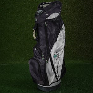 MG GOLF CART BAG 15-WAY DIVIDERS GOLF BAG, PUTTER WELL BLACK / GREY ~ LOOK!!