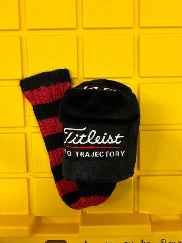 Vintage Titleist Pro Trajectory 14 .5* Plush Fairway Wood Golf Head Cover Red
