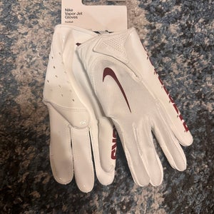 Nike Vapor Jet 7.0 Arkansas Razorbacks Football Gloves DX4893 135 Men’s Size L