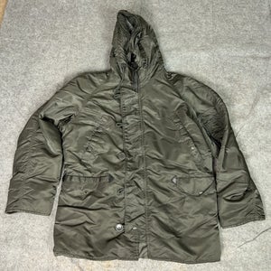 Alpha Industries Jacket Mens Medium N-3B Military Extreme Cold Weather Parka