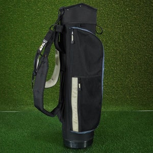 CARRY / SUNDAY BAG 4 WAY DIVIDERS GOLF BAG W/ IZZO DOUBLE STRAPS ~ LOOK!!