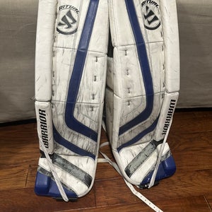 36"  Warrior Ritual Pro Goalie Leg Pads Pro Stock (Used)