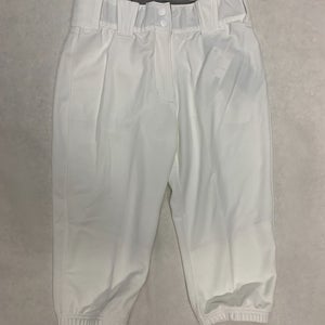Adidas Instinct Youth Medium Knicker Baseball Softball Pant White KA1380