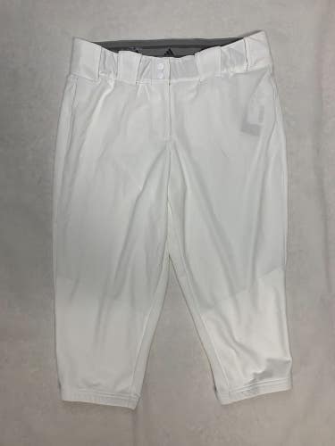 Adidas Instinct Knicker Softball Pant Women's M White JZ5445