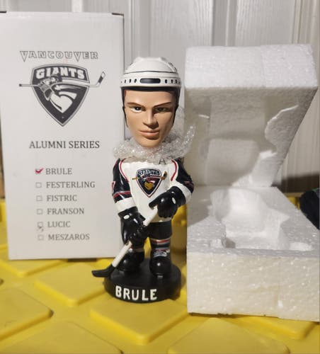 Vintage Vancouver Giants WHL Gilbert Brule Hockey Bobble Head New in Box