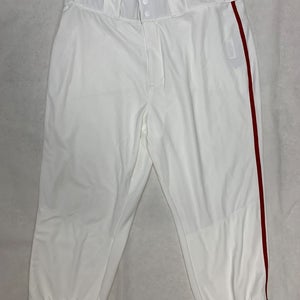 Adidas Impact Black Piped Pro OHP Baseball Pant Men's L White JI8251
